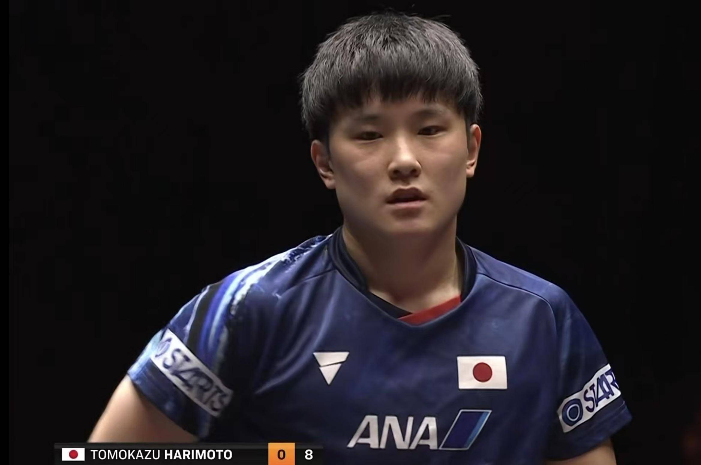 日本乒乓球队强势比利时乒乓球队，张本智和惊艳世界